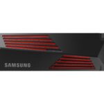 Samsung | 990 PRO ar radiatoru | 1000 GB | SSD formāts M.2 2280 | Cietvielu diska saskarne M.2 NVME | Lasīšanas ātrums 7450 MB/s | Rakstīšanas ātrums 6900 MB/s