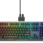 Dell | Alienware Tri-Mode AW920K | Wireless Gaming Keyboard | Wireless | RGB LED light | US | Bluetooth | Dark Side of the Moon | Numeric keypad | CHERRY MX Red | Wireless connection