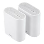 Wifi 6 802.11ax trīsjoslu biznesa režģa sistēma | EBM68 (2 iepakojums) | 802.11ax | 4804 Mbit/s | 10/100/1000 Mbit/s | Ethernet LAN (RJ-45) pieslēgvietas: 3 | Tīkla atbalsts: Jā | MU-MiMO: Nē | Nav mobilā platjoslas interneta | Antenas tips: Iekšējā | 1