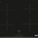 Bosch | Hob | PUE63KBB6E | Induction | Number of burners/cooking zones 4 | Touch | Timer | Black