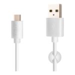 Fiksēts | Datu un uzlādes kabelis ar USB/USB-C savienotājiem | Balts