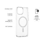 Fixed | MagPure | Back cover | Apple | iPhone 14 | TPU,Polycarbonate | Clear | Magsafe support; - Image 2
