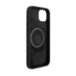 Fixed | MagFlow with MagSafe support | Back cover | Apple | iPhone 14 Plus | Liquid silicon | Black - Image 4