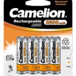Camelion | AA/HR6 | 2500 mAh | Rechargeable Batteries Ni-MH | 4 pc(s)