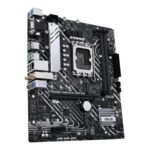 Asus | PRIME H610M-A WIFI D4 | Processor family Intel | Processor socket  LGA1700 | DDR4 DIMM | Memory slots 2 | Supported hard disk drive interfaces 	SATA, M.2 | Number of SATA connectors 4 | Chipset  Intel H610 | mATX - Image 3