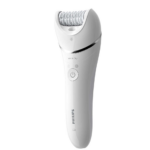 Philips | Эпилятор | BRE710/00 | Время работы (макс.): 40 мин | Количество уровней мощности: не указано | Влажная и сухая эпиляция | Белый/розовый — изображение 3