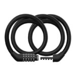 Electric Scooter Cable Lock | Black | Steel cable, ABS, zinc alloy - Image 2