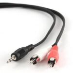 Cablexpert | 2,5 m, 3,5 mm/2 x RCA, M/M | 3,5 mm | 2 x RCA