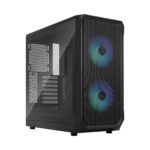 Fractal Design | Focus 2 | Sānu logs | RGB melns TG caurspīdīgs tonējums | Midi tornis | Barošanas bloks iekļauts Nē | ATX