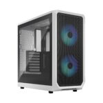 Fractal Design | Focus 2 | Sānu logs | RGB balts TG caurspīdīgs tonis | Midi tornis | Barošanas bloks iekļauts Nē | ATX