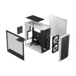 Fractal Design | Focus 2 | Sānu logs | RGB balts TG caurspīdīgs tonis | Midi tornis | Barošanas bloks iekļauts Nē | ATX - Image 12