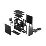 Fractal Design | Define 7 Mini | Black Solid | mATX, Mini-DTX, Mini ITX | Power supply included No | ATX - Image 24