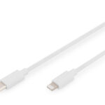 Digitus | Lightning uz USB-C datu/uzlādes kabelis | DB-600109-020-W | USB-C uz Lightning Apple Lightning 8 kontaktu | USB C