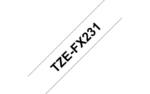 Brother | TZe-FX231 Flexible ID Laminated Tape | Black on White | TZe | 8 m | 1.2 cm - Image 3