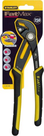 Stanley | Fatmax 250mm Push Button Multigrip Pliers | 0-84-648 - Image 4