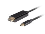 Lanberg | USB-C uz HDMI kabelis | CA-CMHD-10CU-0018-BK | Melns | 1,8 m