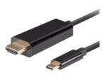 Lanberg | USB-C uz HDMI kabelis | CA-CMHD-10CU-0018-BK | Melns | 1,8 m - Image 4