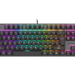 Genesis | THOR 303 TKL | Mehāniskā spēļu tastatūra | Vadu | RGB LED apgaismojums | ASV | USB A tipa | 865 g | Nomaināmi HOT SWAP slēdži
