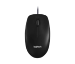Logitech | Pele | M100 | Optiskā | Optiskā pele | Vadu | Melna