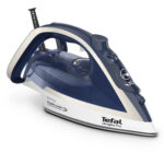 TEFAL | Паровой утюг | FV6812E0 Ultragliss Plus | Паровой утюг | 2800 Вт | Объем резервуара для воды 270 мл | Постоянная подача пара 50 г/мин | Синий/белый