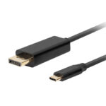Lanberg | USB-C uz DisplayPort kabelis | CA-CMDP-10CU-0010-BK | 1 m