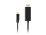Lanberg | Кабель USB-C — DisplayPort | CA-CMDP-10CU-0010-BK | 1 м — изображение 2