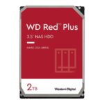 Western Digital | Red Plus NAS cietais disks | WD20EFPX | 5400 apgr./min | 2000 GB | 64 MB