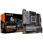 Gigabyte | Материнская плата B650M GAMING X AX 1.1 | Семейство процессоров AMD | Разъем процессора AM5 | DDR5 DIMM | Слоты памяти: 4 | Поддерживаемые интерфейсы жестких дисков: SATA, M.2 | Количество разъемов SATA: 4 | Чипсет: B650 | Micro ATX