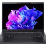 Acer TravelMate TMP614-53-TCO 14 collu FHD IPS i5-1335U/16 GB/512 GB SSD/Intel Iris Xe grafika/Win11Pro/Eng kbd/melns/3 gadu garantija | Acer