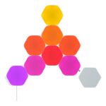 Nanoleaf | Formas melno sešstūru sākuma komplekts (9 paneļi) | 42 W | WiFi