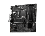 MSI | PRO B760M-P DDR4 | Processor family Intel | Processor socket  LGA1700 | DDR4 DIMM | Memory slots 4 | Supported hard disk drive interfaces 	SATA, M.2 | Number of SATA connectors 4 | Chipset Intel B760 | mATX - Image 3