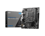 MSI | PRO H610M-E DDR4 | Processor family Intel | Processor socket  LGA1700 | DDR4 DIMM | Memory slots 2 | Supported hard disk drive interfaces 	SATA, M.2 | Number of SATA connectors 4 | Chipset Intel H610 | Mirco-ATX