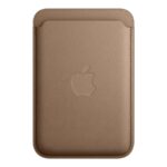 Apple | iPhone FineWoven Wallet with MagSafe | Wallet case | Apple | iPhone 15 Pro, iPhone 15 Pro Max, iPhone 15, iPhone 15 Plus, iPhone 14 Pro, iPhone 14 Pro Max, iPhone 14, iPhone 14 Plus, iPhone 13 Pro, iPhone 13 Pro Max, iPhone 13 mini, iPhone 13, iPhone 12 Pro, iPhone 12 Pro Max, iPhone 12 mini, iPhone 12 | Durable Microtwill | Taupe | The wallet features strong built-in magnets that allow it to effortlessly snap into place on the back of your iPhone.