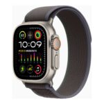 Apple Apple Watch Ultra 2 GPS + Cellular, 49 mm titāna korpuss ar zilu/melnu Trail Loop - M/L | Ultra 2 | Viedpulkstenis | GPS (satelīts) | Retina LTPO OLED | 49 mm | Ūdensizturīgs