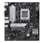 Asus | PRIME B650M-K | Procesora saime AMD | Procesora ligzda AM5 | DDR5 | Atbalstītās cieto disku saskarnes SATA, M.2 | SATA savienotāju skaits: 4