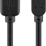 Goobay | USB 2.0 ātrdarbīgs kabelis | 93918 | USB 2.0 tēviņš (A tips) | USB 2.0 mikro tēviņš (B tips)