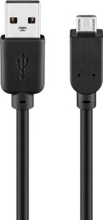 Goobay | USB 2.0 ātrdarbīgs kabelis | 93918 | USB 2.0 tēviņš (A tips) | USB 2.0 mikro tēviņš (B tips)