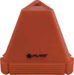 Pure2Improve | Trīsstūrveida konusu komplekts (6 gab.) | Sarkans