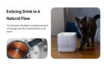 PETKIT | Умный фонтанчик для питья для домашних животных | Eversweet Solo | Объем 1,8 л | Фильтр | Материал: пластик | Белый — изображение 9