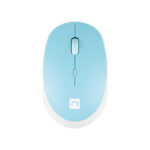 Natec | Mouse | Harrier 2 | Wireless | Bluetooth | White/Blue