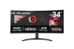 LG | 34WR50QK-B | 34 | VA | QHD | 21:9 | 100 Hz | 5 ms | 3440 x 1440 pikseļi | 240 cd/m² | HDMI pieslēgvietu skaits: 2 - Image 2