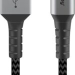 Goobay | USB-C uz USB-A tekstila kabelis ar metāla spraudņiem | 49296 | USB-C uz USB-A