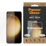 PanzerGlass ekrāna aizsargs Samsung Galaxy S23, īpaši plats piegulums ar EasyAligner | PanzerGlass