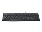 LOGITECH K120 vadu tastatūra, melna, USB (ASV) | Logitech