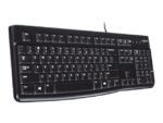 LOGITECH K120 vadu tastatūra, melna, USB (ASV) | Logitech - Image 4