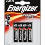 Energizer | AAA/LR03 | Sārmainā barošana | 4 gab.