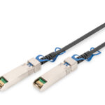 DAC kabelis SFP28 | DN-81243 | Enerģijas patēriņš: 0,5 W; Jauda: +3,3 V barošanas spriegums; Temperatūras diapazons: no 0 līdz +70 °C; | 3 m