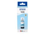 Epson 108 EcoTank | Ink Bottle | Light Cyan - Image 3