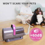PETKIT | Air Clipper Pet Grooming Vacuum Kit 5in1 | LM4 | Grey/White - Image 2