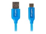 Lanbergs | Kabelis | CA-USBO-21CU-0010-BL | USB-A uz USB-C - Image 4